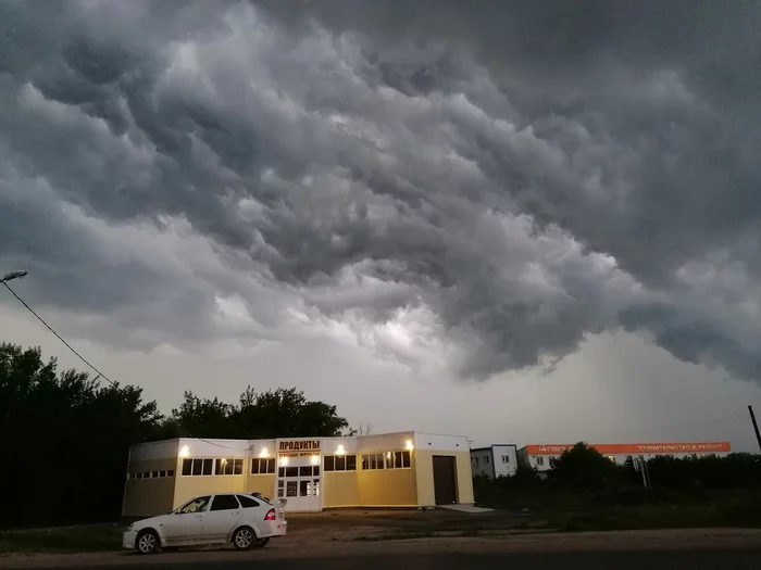 Pre-storm - My, The clouds, Before the storm, Huawei