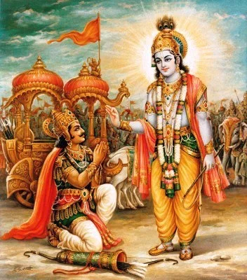 Arjuna and Krishna. The path is not to yourself - Longpost, My, Krishna, Bhagavad Gita