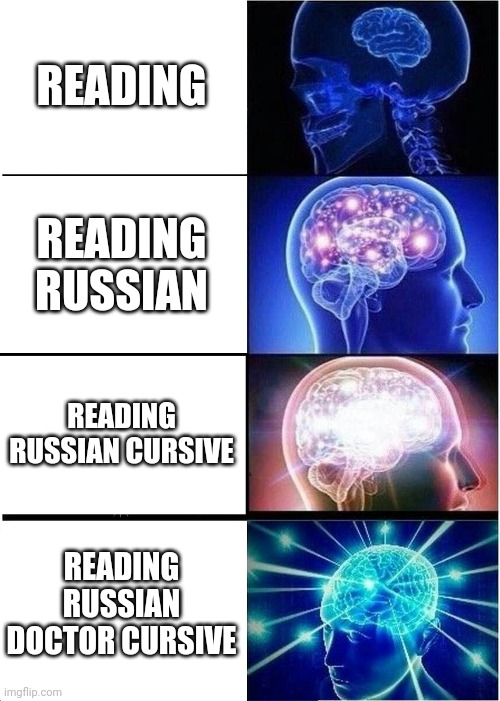 Foreigners discovered the power of Russian italics and called for help. But the answer from Cyrillic experts only broke their spirit - Handwriting, Italic, Иностранцы, Twitter, Longpost