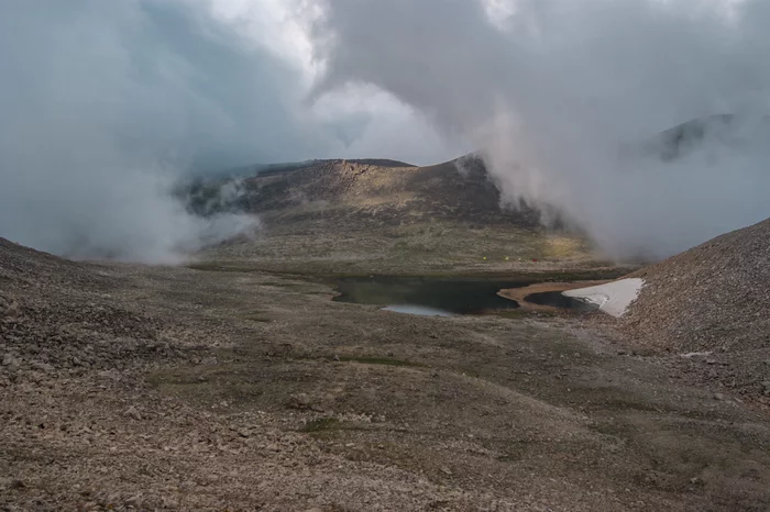 Foggy cloudy walk - My, The mountains, The photo, Tourism, Hike, Landscape, Mountain tourism, Fog, Clouds, Longpost