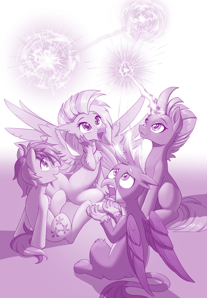  My Little Pony, Gallus, Silverstream, Tempest Shadow, Sandbar, Fizzlepop Berrytwist