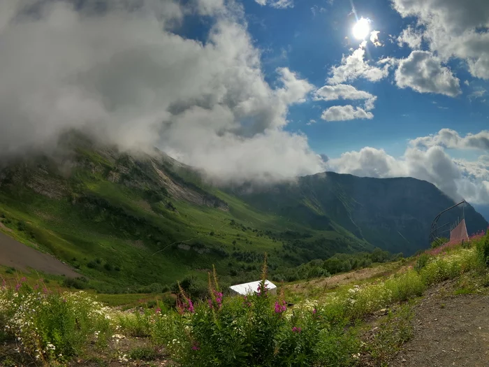 Хребет Аибга - Моё, Красная Поляна, Горки город, Сочи, Горные лыжи, GoPRO, Фотография