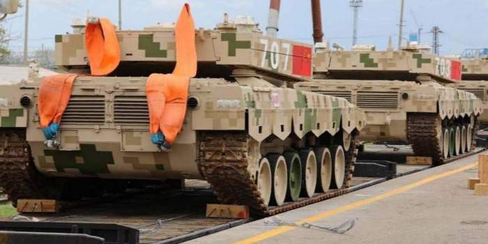 Китайские танки прибыли в Забайкалье