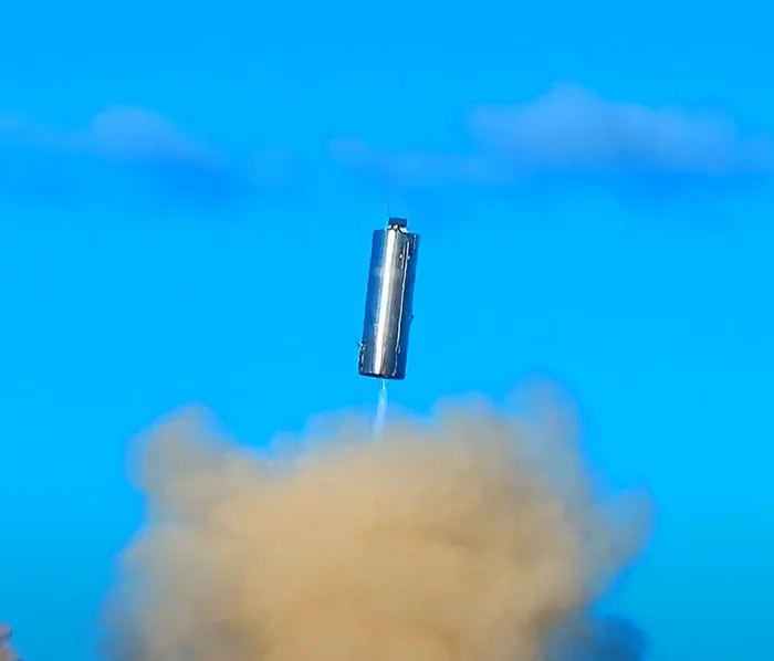 Успешный прыжок на 150 м! - SpaceX, Испытание, Видео, Starship