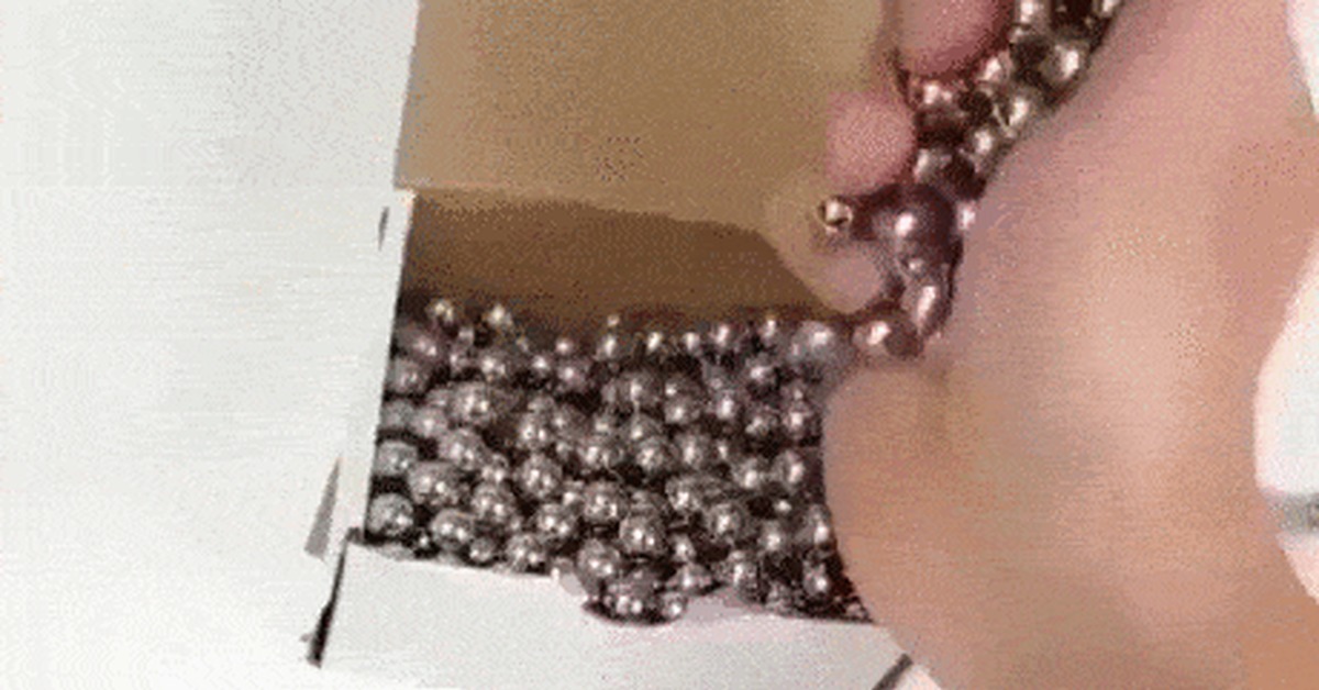 Designs made from magnetic balls - Magnet, Design, GIF, Gadgets