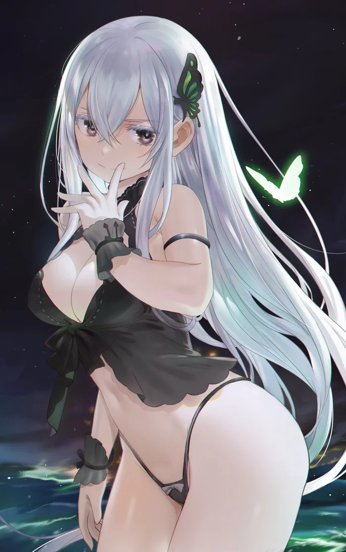 Echidna - NSFW, Re: Zero Kara, Echidna, Anime, Anime art