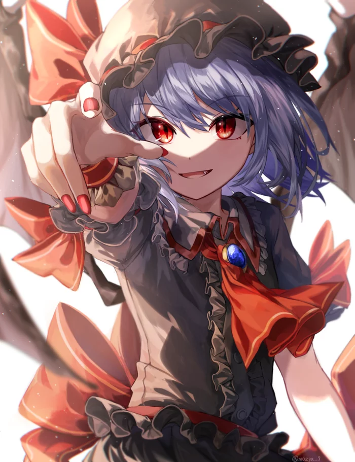 Remilia Scarlet - Touhou, Anime art, Anime, Remilia scarlet, Mozuno