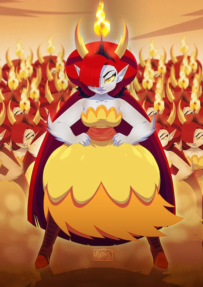 SPSZ.ART (So let's do one for everyone...) - Star vs Forces of Evil, Cartoons, Art, Hekapoo