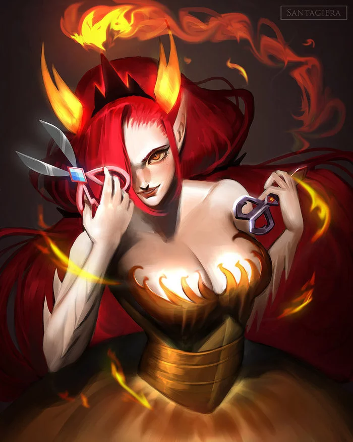 СПСЗ.Арт - Star vs Forces of Evil, Мультфильмы, Арт, Hekapoo, Santagiera