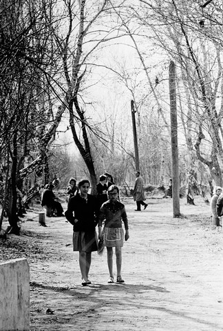 A park. Bridge over Ishim. Fishing. May 2, 1965, Tselinograd, Kazakhstan. USSR - My, Tselinograd, Astana, Nur-Sultan, Kazakhstan, Imams, Longpost, the USSR, Story