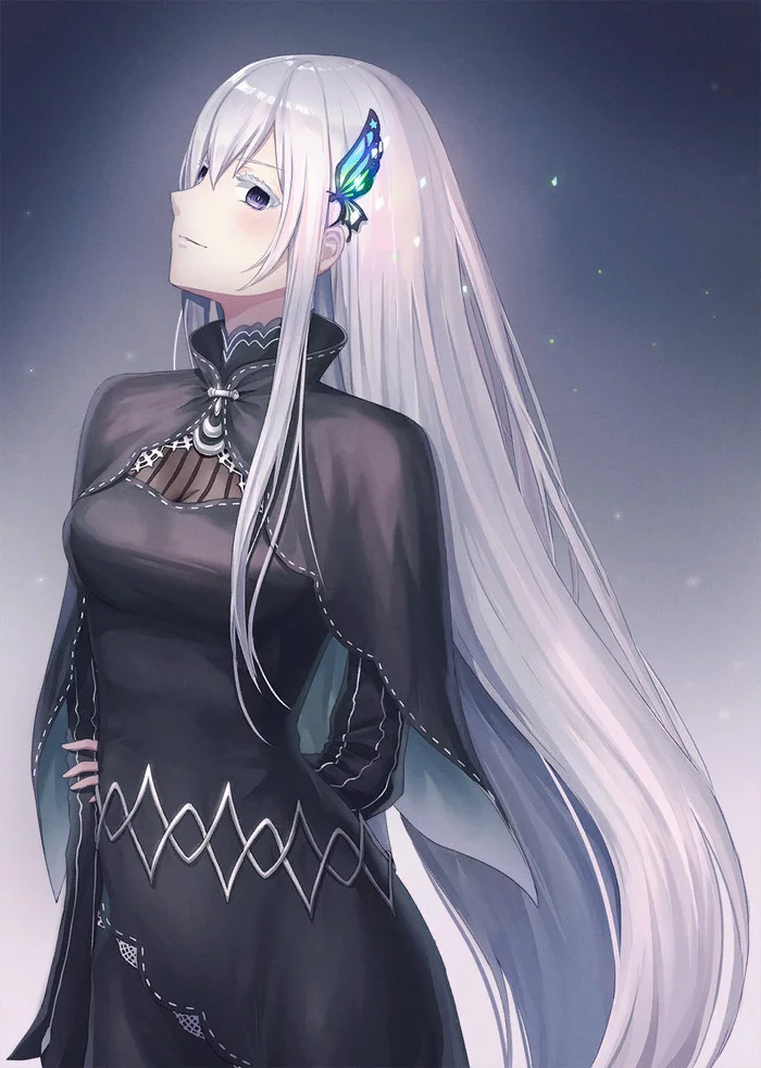 Echidna - Re: Zero Kara, Echidna, Anime art, Anime