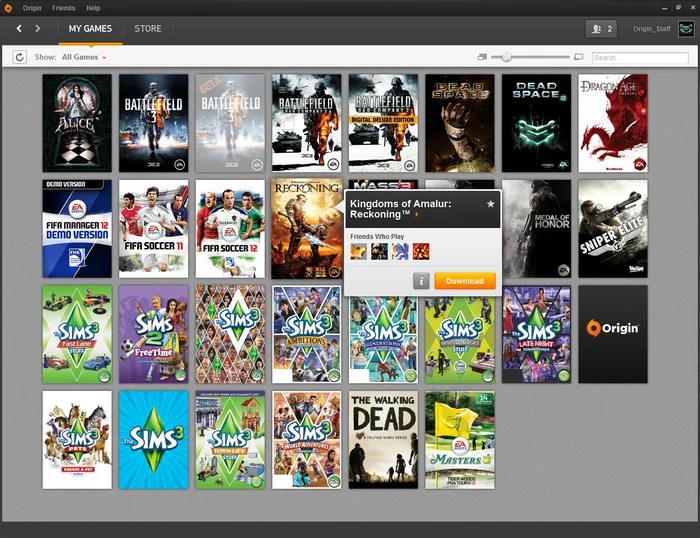 Electronic Arts radically changes the design of the Origin client - Longpost, Graphic design, Design, Computer games, Origin, EA Games