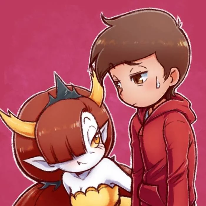 СПСЗ.Арт (Ох этот взгляд) - Star vs Forces of Evil, Мультфильмы, Арт, Marco Diaz, Hekapoo