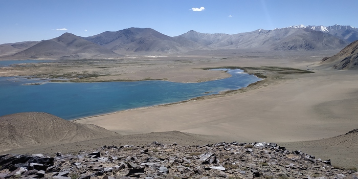 Памир. Озеро Каракуль Соленое озеро, Природа, Таджикистан, Длиннопост, Памир
