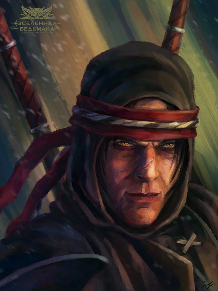 Witchers of two schools - Witcher, The Witcher 2: Assassins Of Kings, Vesemir, Lambert, Eskel, Summer from Guletta, Games, Art, Longpost