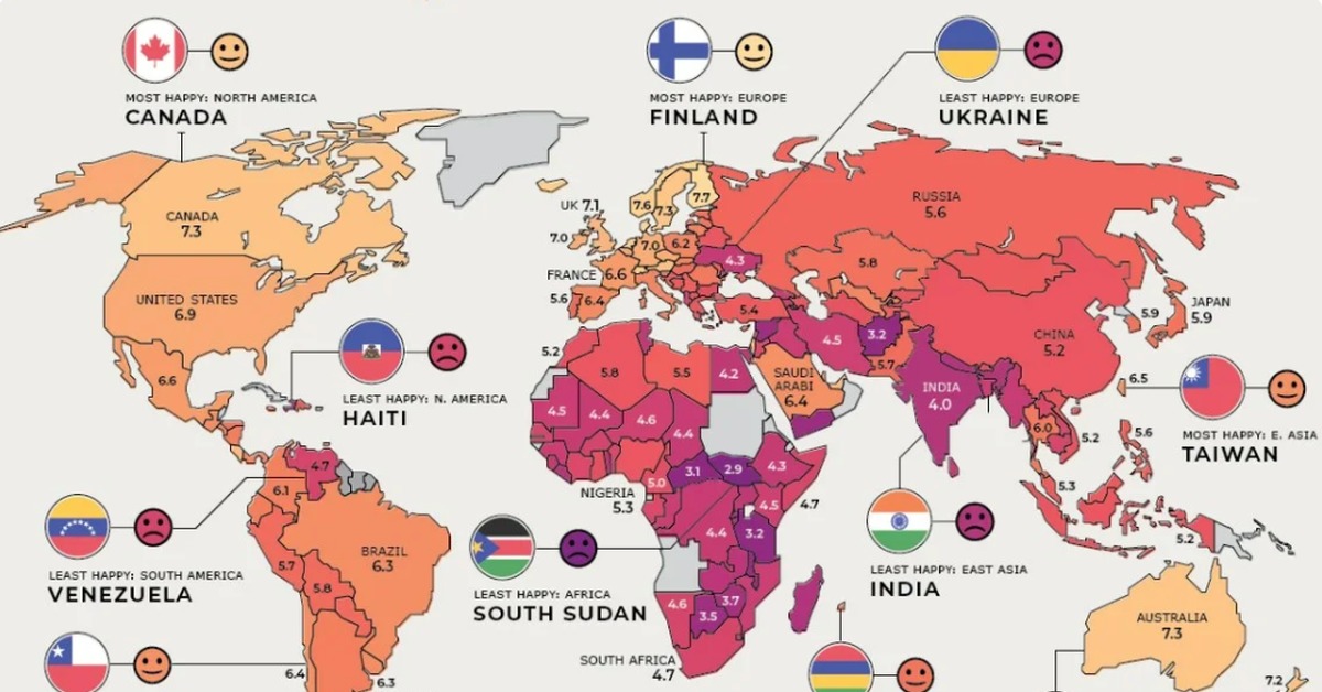 World happiness report. Happiness in Countries. Международный индекс счастья. Страны по уровню счастья.