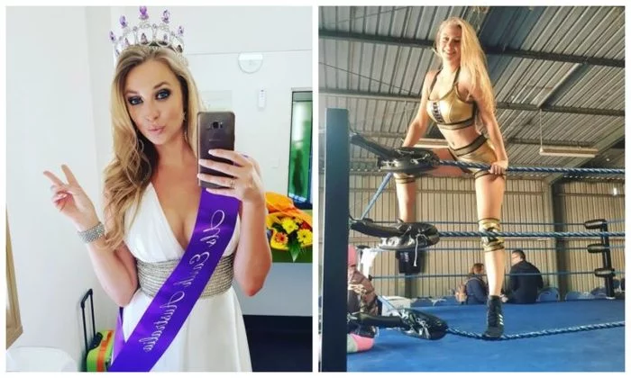 Miss USA became a wrestler and broke her ex-boyfriend's nose - Girls, Beautiful girl, Australia, Wrestlers, Beating, Sydney, Court, miss World, Longpost