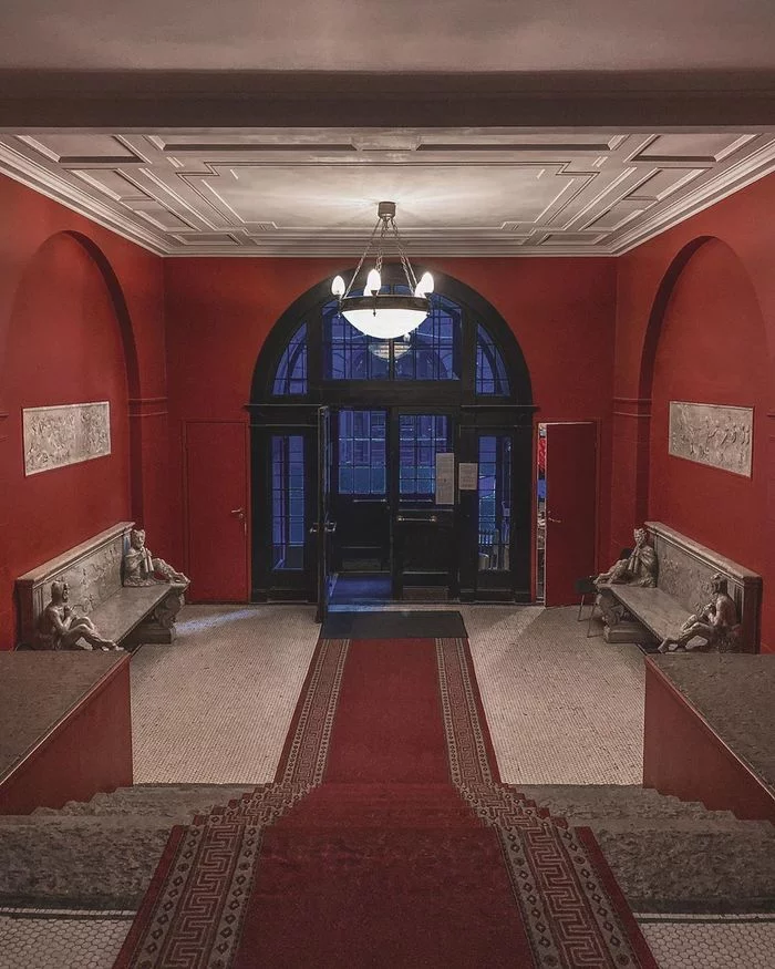 The lobby of the apartment building of R. G. Vega on the embankment of the Kryukov Canal, 14 - Vestibule, Front, Apartment building, Saint Petersburg, beauty, Longpost