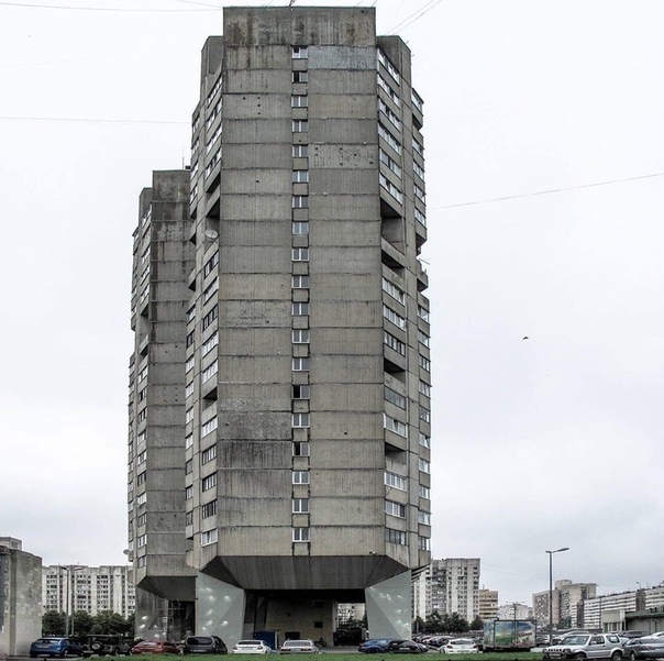 Houses on legs in St. Petersburg - High-rise building, The photo, A selection, Longpost, Architecture