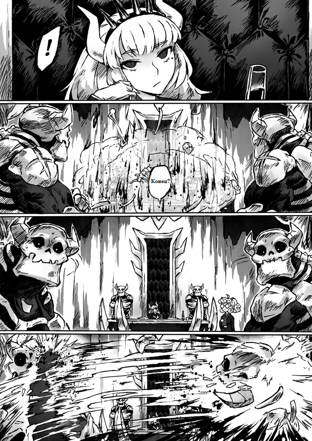 Story comic by Haraya based on the game Helltaker 3 - Anime, Helltaker, Comics, Longpost, Haraya, Lucifer, Beelzebub