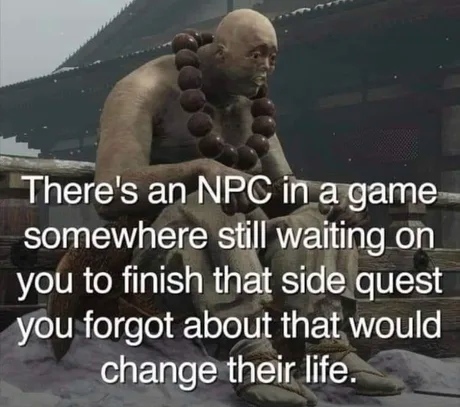 Everyone had such an Npc - Npc, Quest, Zhdun, Games, Picture with text, Computer games, Translation, Sekiro: Shadows Die Twice