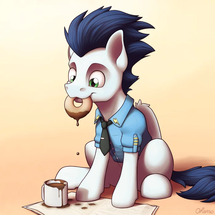 Пончик - My Little Pony, PonyArt, Soarin, Ohemo