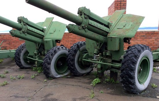 Almost broke the howitzer - My, Howitzer, Museum, Vladivostok fortress