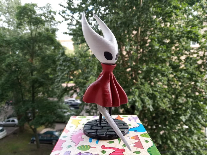 3D-printed Hornet from Hollow Knight with magnetic weapons - My, , 3D печать, Painting, With your own hands, Needlework with process, Hollow knight, Hornet, Craft, Longpost, Video