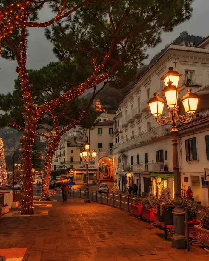 Evenings in Amalfi, Italy - Italy, Amalfi, Evening, Longpost