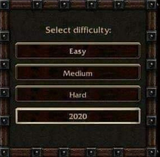 Difficulty selection - Games, Humor, Picture with text, 2020