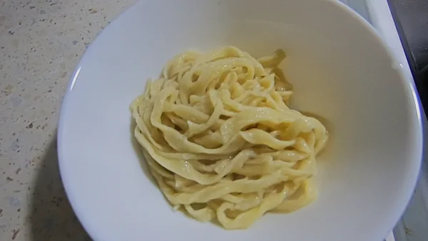 Homemade pasta with your own hands! - My, Food, Paste, Preparation, Fettuccine, Recipe, Cooking, Spaghetti, Video, Longpost, Video recipe