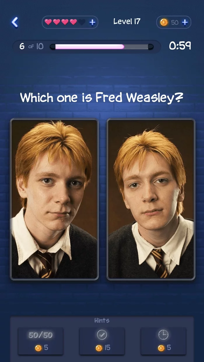 You're kidding me! - Harry Potter, The Weasley Brothers, Twins, Mobile games, Fred Weasley