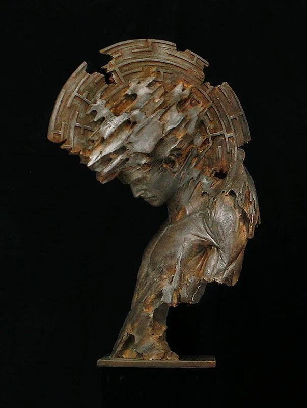 Patrick Berthaud Скульптура, Франция, Бронза, Бюст, Длиннопост, Искусство