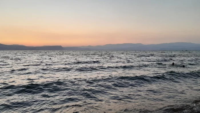 Evening on Lake Kinneret - My, Photo on sneaker, Camping, Lake, Longpost, Nature