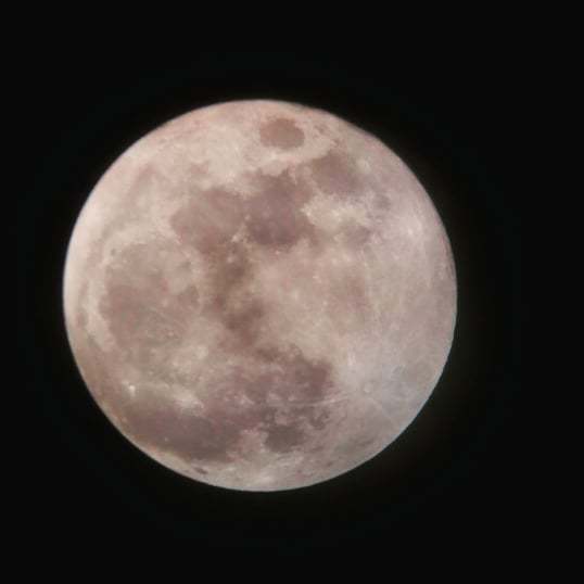 Moon.Photo on Xiaomi Redmi 5 plus through a Celestron telescope - My, Mobile photography, Photo on sneaker, Longpost, moon, Telescope