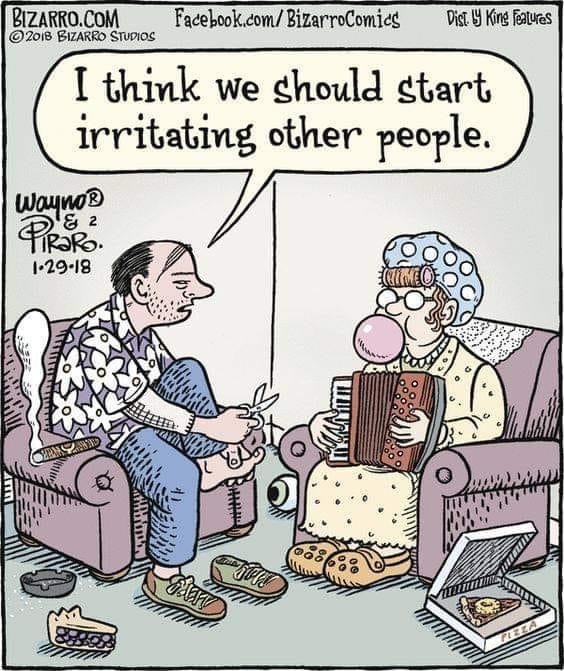 Maybe not? - Comics, Bizarrocomics, Irritation, Stimuli