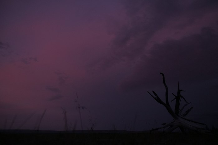 Two different skies of the same sky) - My, The photo, The nature of Russia, North, Evening, Sunset