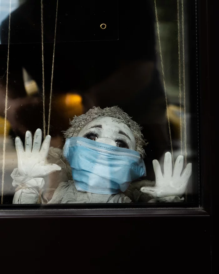 Puppeteers forced to stay at home in a mask and be afraid - My, Doll, Insulation, Mask, Danger, Until, Theatre, , SRSG