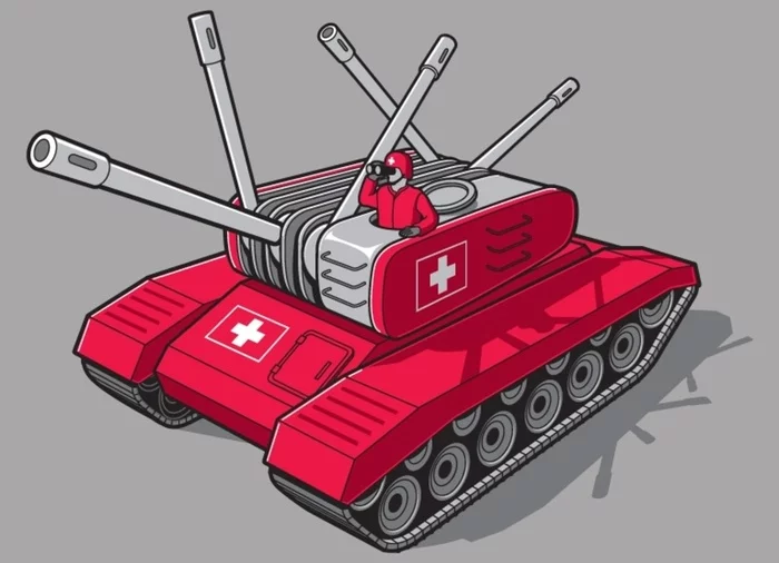 We are actually lucky that Switzerland is not involved in wars - Swiss Knife, Switzerland, Tanks, Doulo, Humor, World of tanks, Games