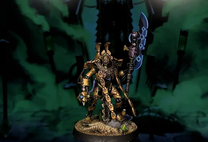 Senor Supremo - My, Wh miniatures, Warhammer 40k, Warhammer, Necrons, Necron Overlod, Miniature, Painting miniatures