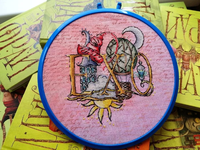 echo - My, Embroidery, Cross-stitch, Needlework without process, Fry, Labyrinths of Echo, Max Fry