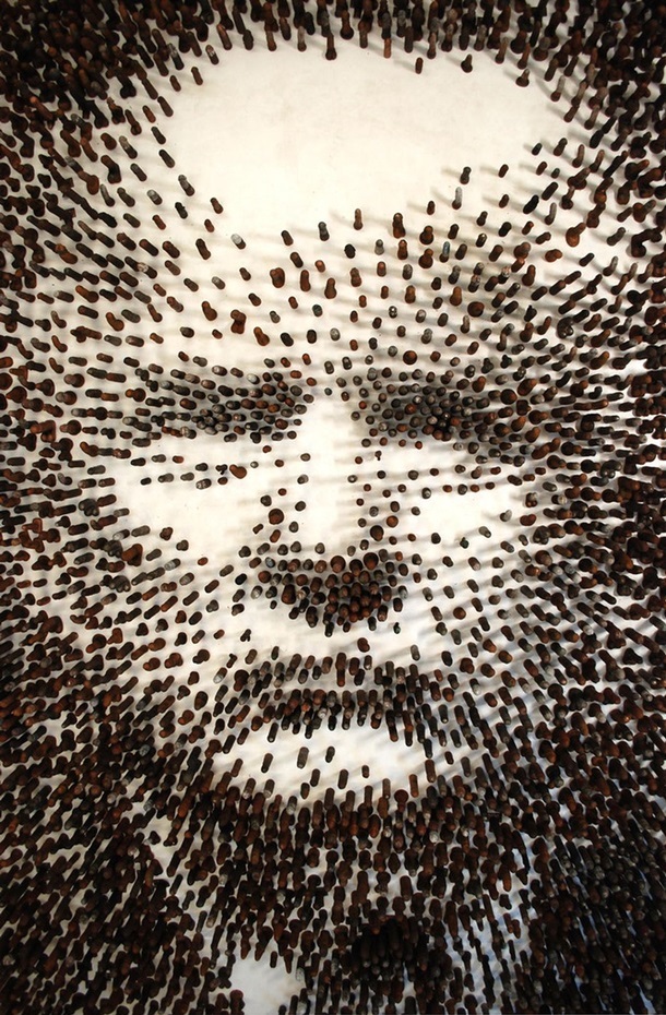 In the USA, a portrait of Trump made from dildos was posted - USA, Donald Trump, Dildo, Longpost