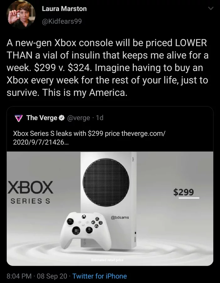 Xbox for life - Xbox, Xbox Series S, Prices, Insulin, Comparison, Translation, Screenshot, Twitter, Reddit