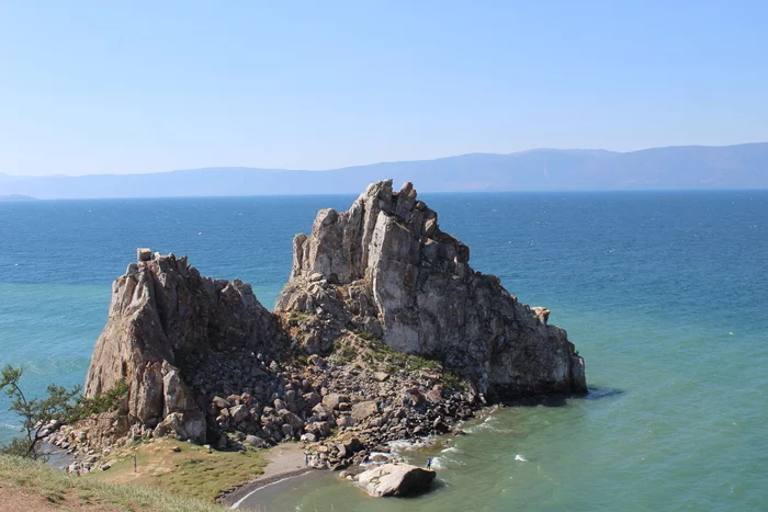 Shamanka Rock, Cape Burkhan (Olkhon, Baikal) - My, Baikal, Olkhon, Shaman Rock, Travel across Russia, Camping, sights, Lake, Small Sea, Longpost