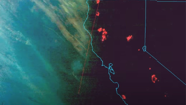 The cause of fires in the United States is directed energy weapons - Fire, USA, Energy, Video, Longpost