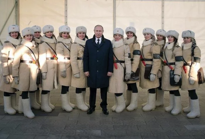 Three countries three colleagues - Russia, USA, France, Vladimir Putin, Donald Trump, Emmanuel Macron, Girls, Guys, Longpost