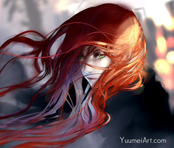 Robin Speedpaint by Yuumei , Anime Art, Fisheye Placebo, Yuumei