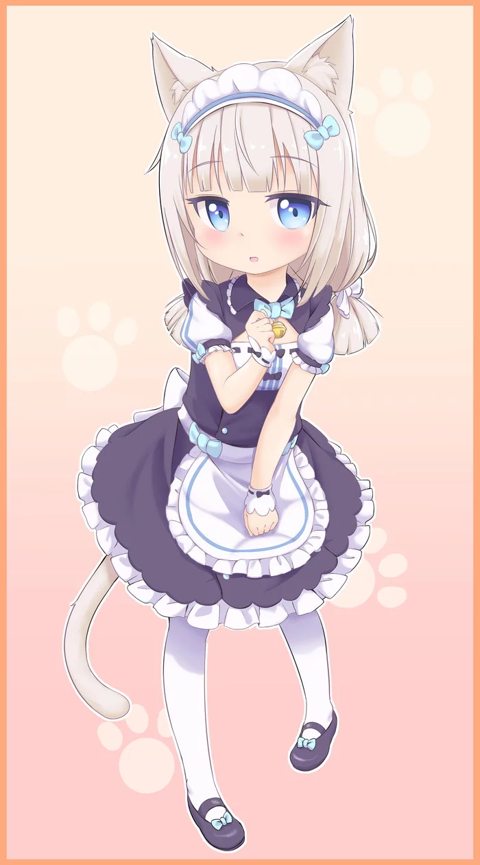 Loli Vanilla - Аниме, Nekopara, Vanilla, Loli, Animal Ears, Anime Art