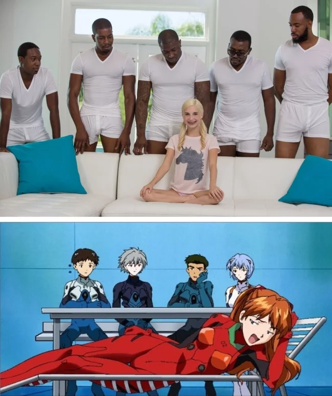 Evareferns - Evangelion, Asuka langley, Shinji Ikari, Memes, Rei ayanami, Mat