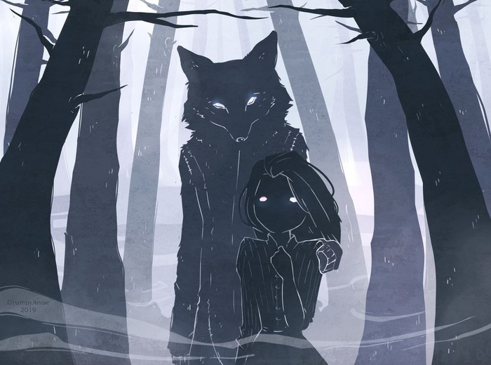 Alice and Fox. Art by GrumpyAnise